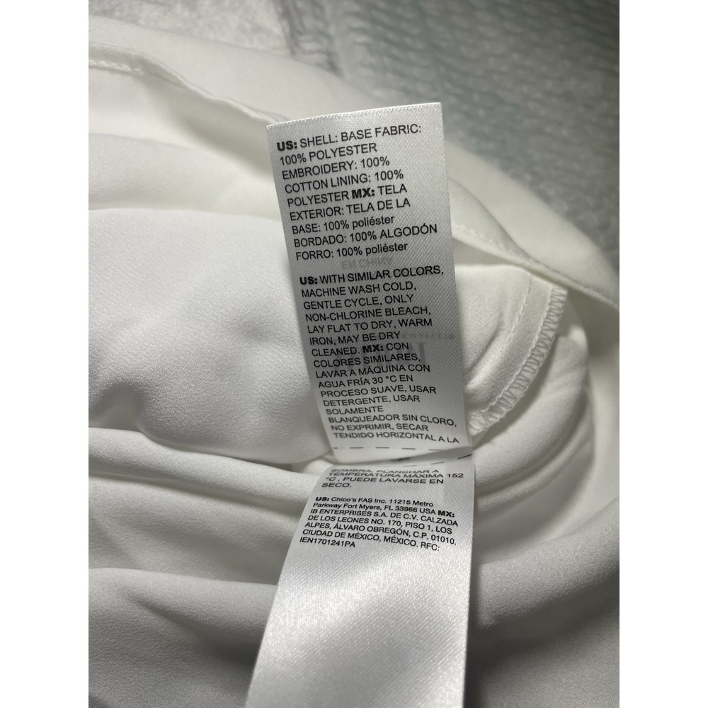 NWT White House Black Market WHBM Halter Sleeveless Dress White, Lined Size M - Picture 9 of 11